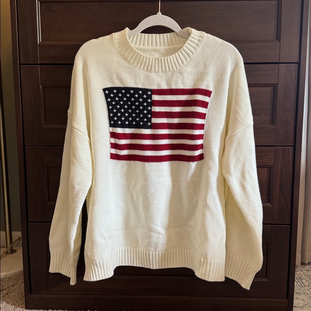 American Flag Sweater